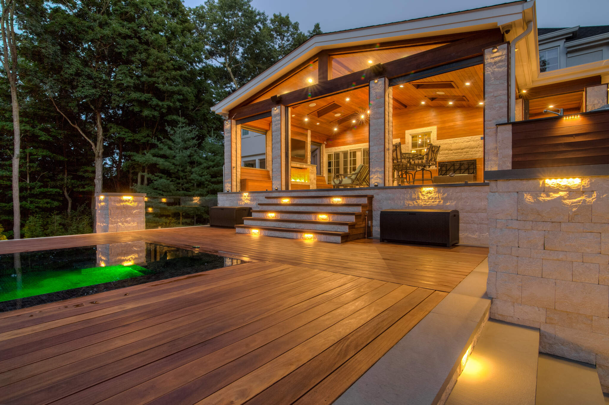 Our designs, whether for a front porch or back deck