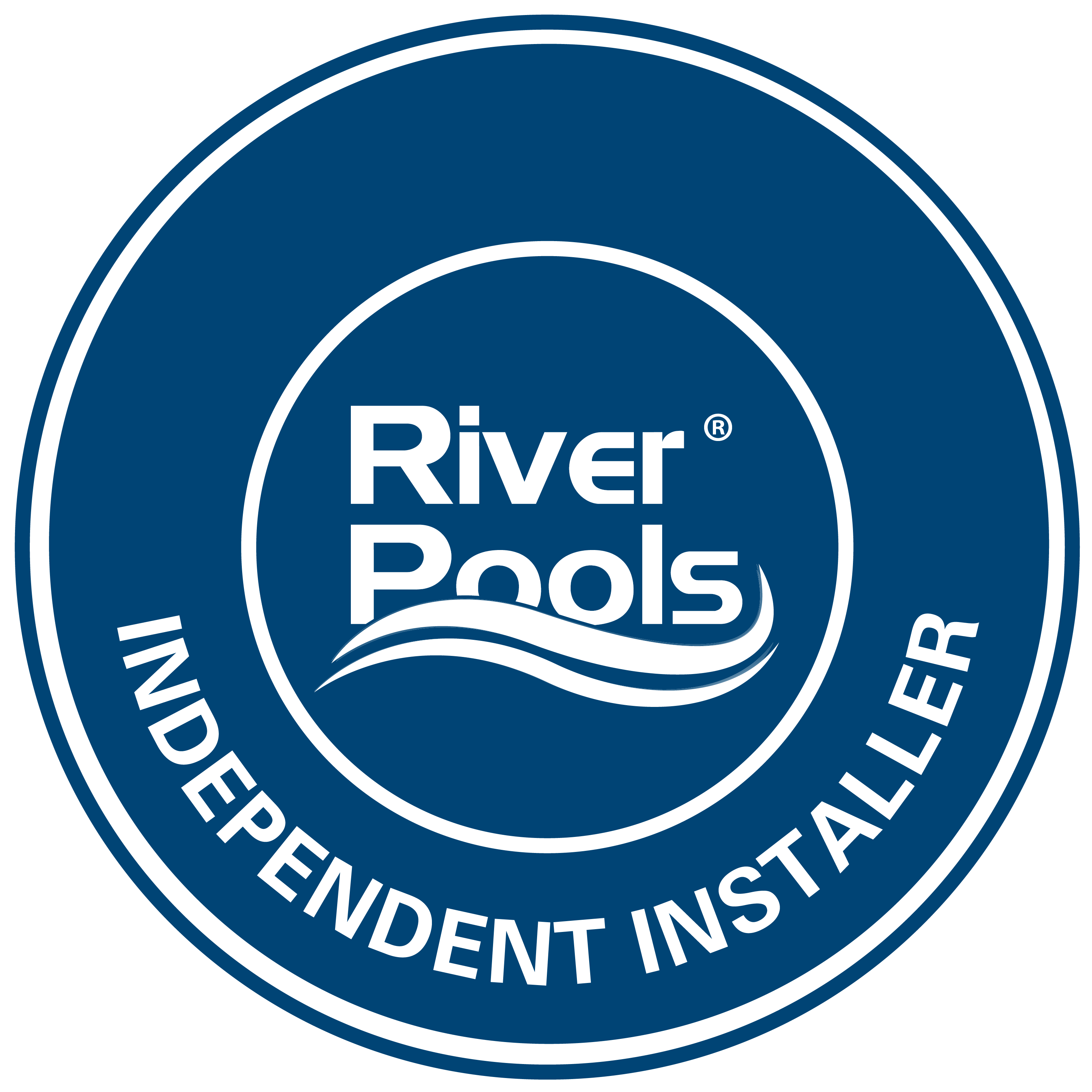 Independent Installer Badge- River Pools & Spas, Neave Group is certified partner Neave Group is a certified independent installer for River Pools and Spas providing fiberglass pool installation in NY and CT